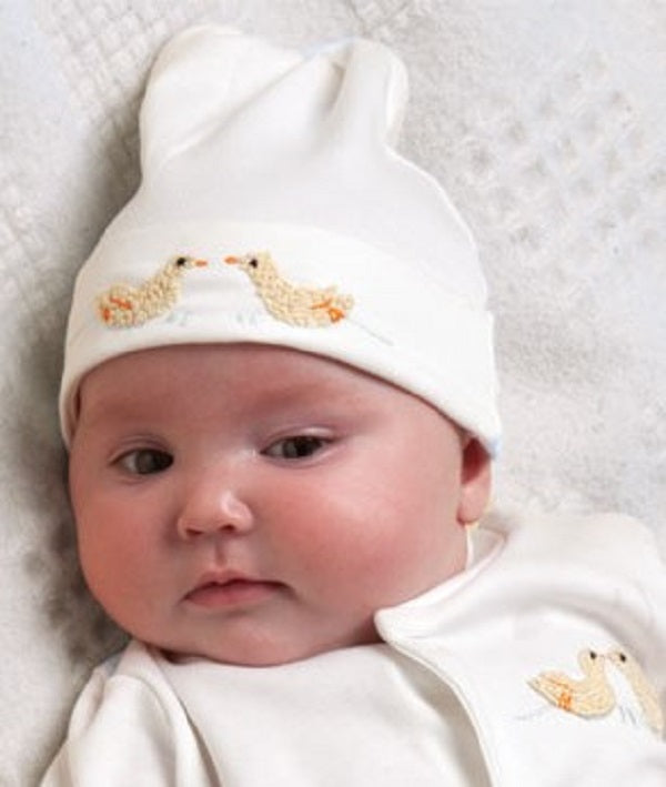 Knotted Hat, Ducks (Yellow)