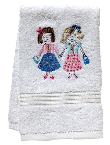 Guest Towel, Terry, Embroidered Children