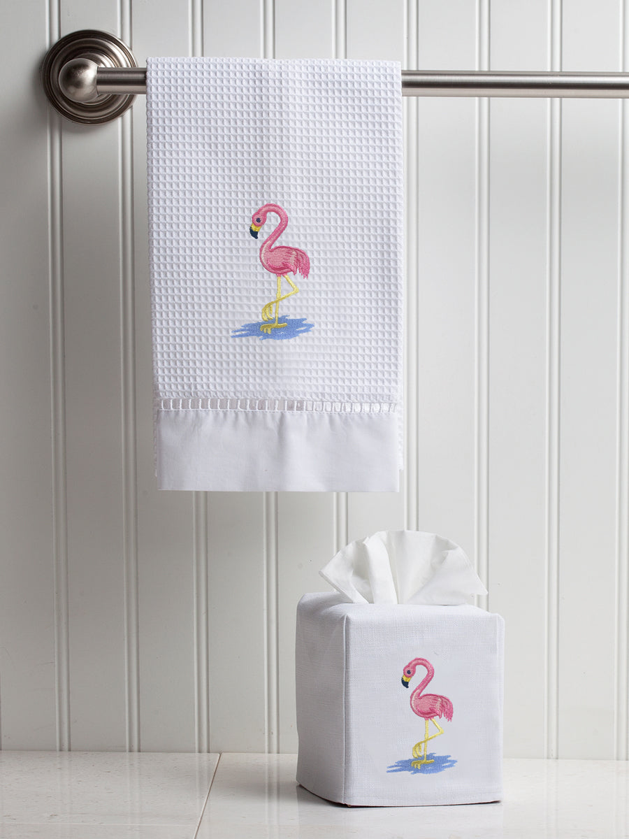 Tissue Box Cover - Flamingo