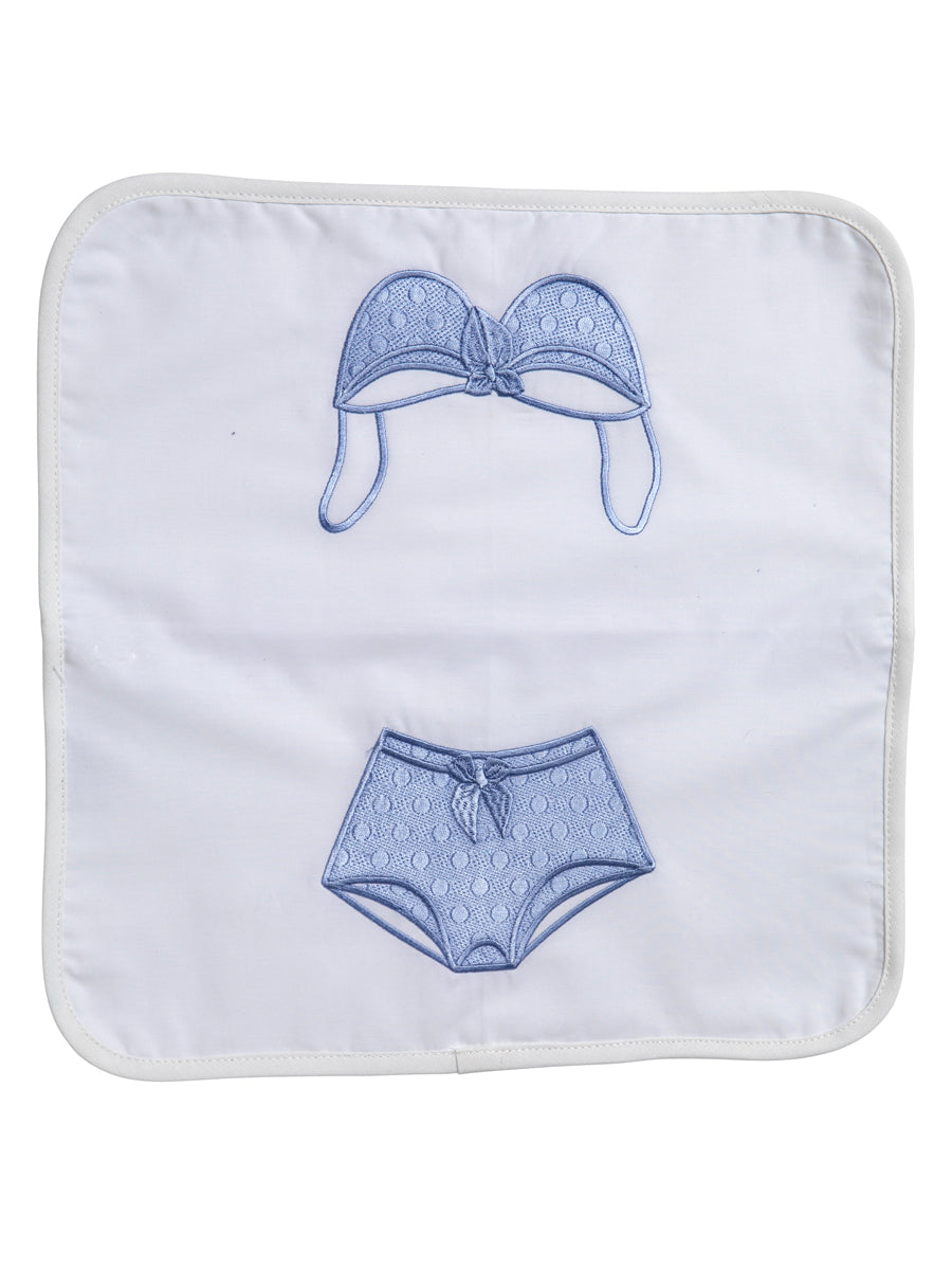 Travel Lingerie Bag, Cotton Percale, Bra & Undies