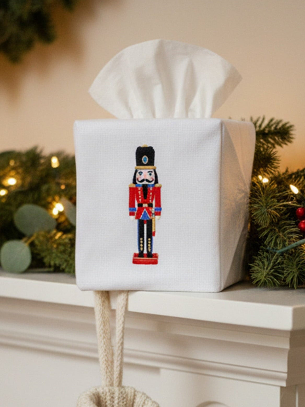 Nutcracker Holiday Bundle – 2 Towels and 1 Tissue Box Cover