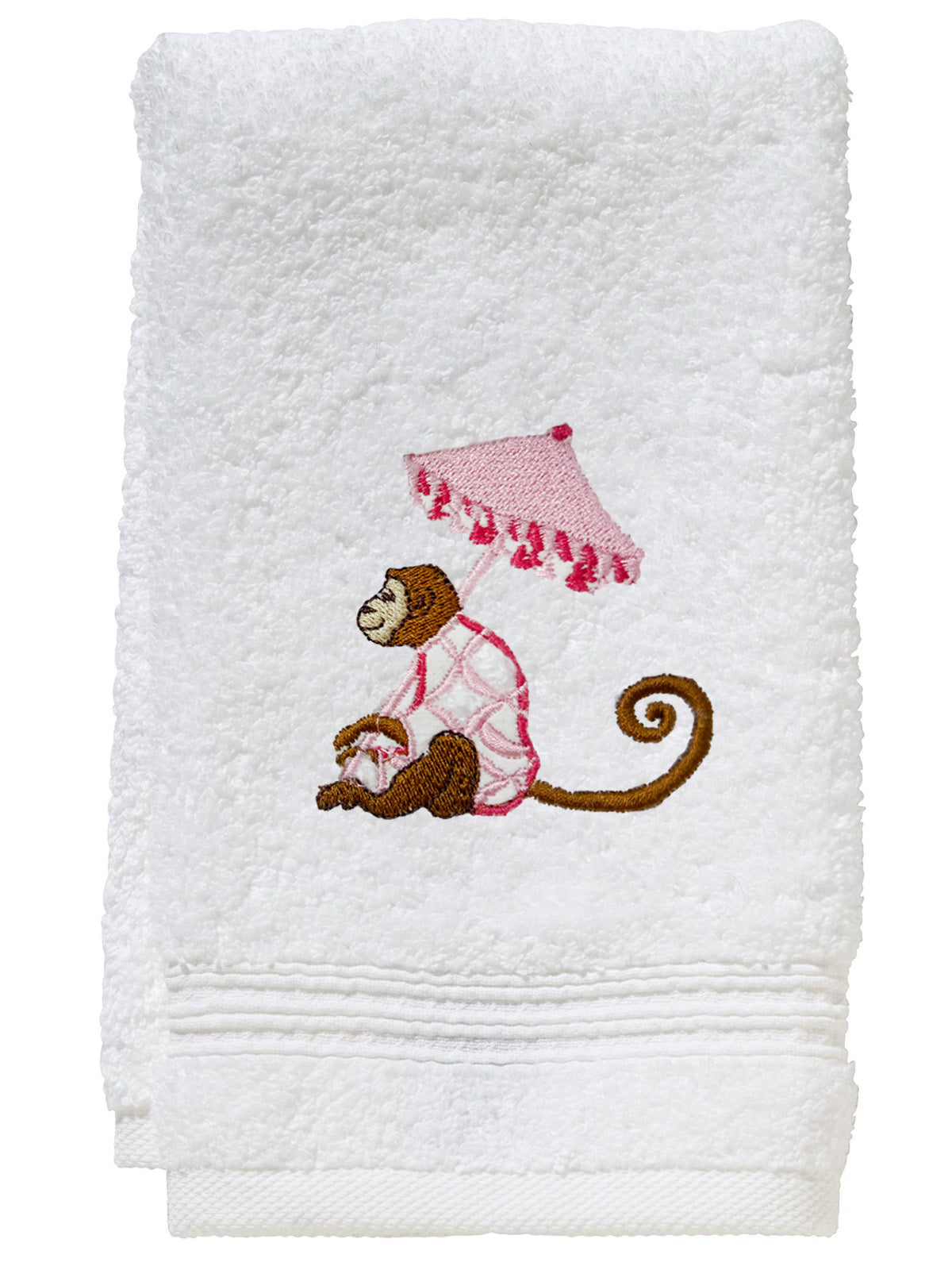 Guest Towel, Terry, Monkey & Umbrella