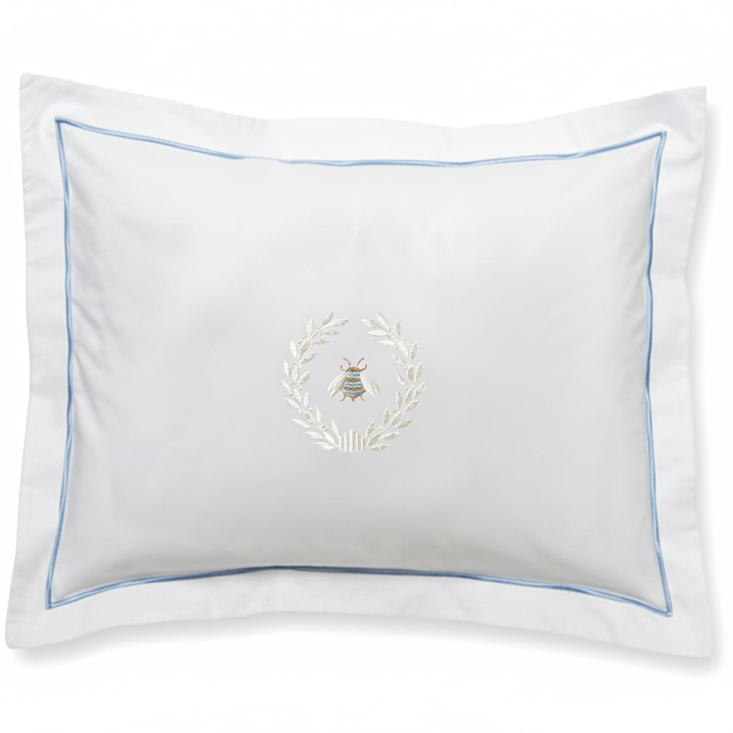 Boudoir Pillow Cover, Napoleon Bee Wreath (Cream)