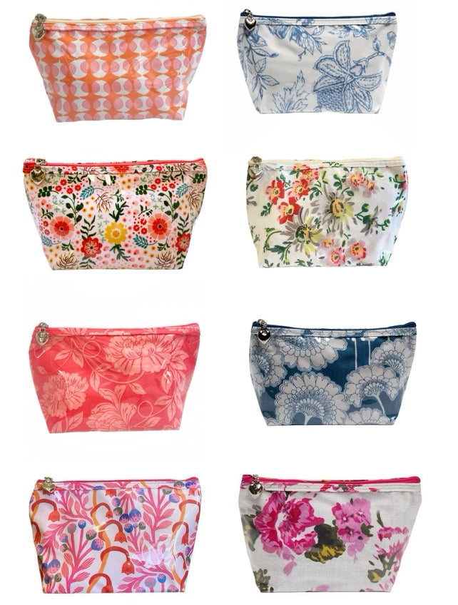 Cosmetic Bag (Small), Cotton/Waterproof PVC
