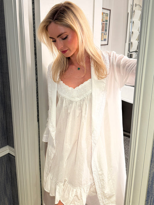 The Lace Robe & Nightie Set