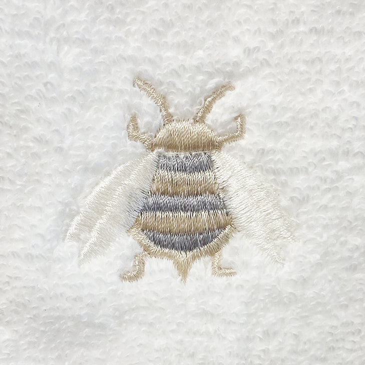 Guest Towel, Terry, Napoleon Bee (Pewter)