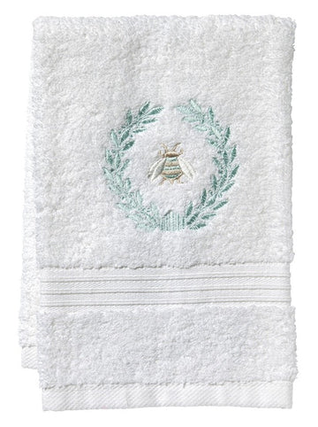 Guest Towel, Terry, Embroidered Bees