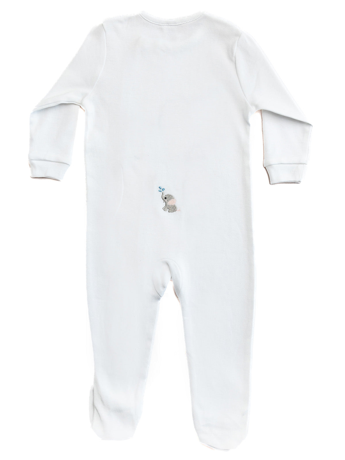 Baby Footie, Combed Cotton, Embroidered
