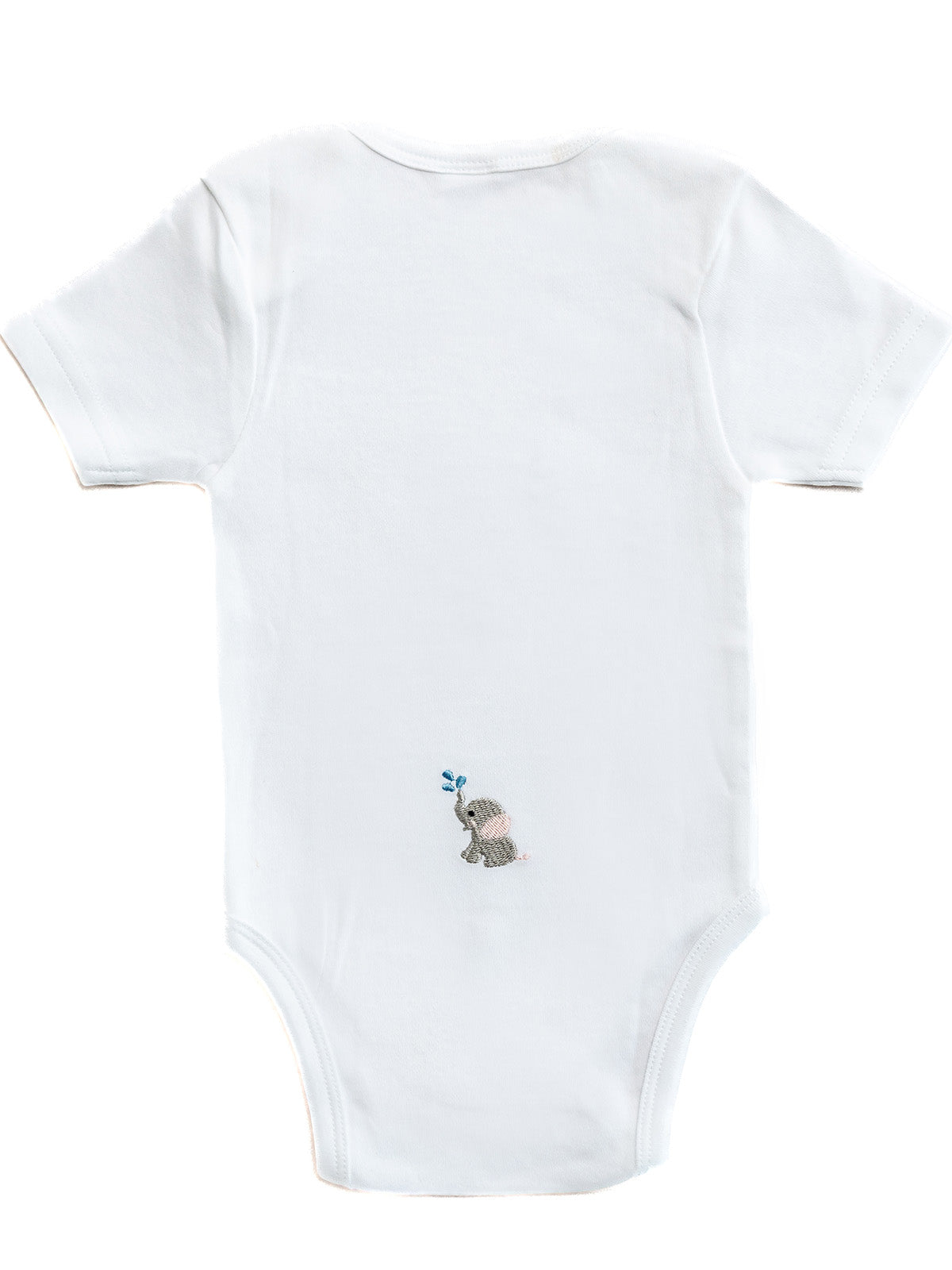 Onesie (Short Sleeve), Combed Cotton, Embroidered