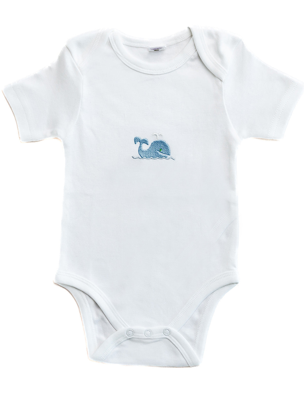 Onesie (Short Sleeve), Combed Cotton, Embroidered
