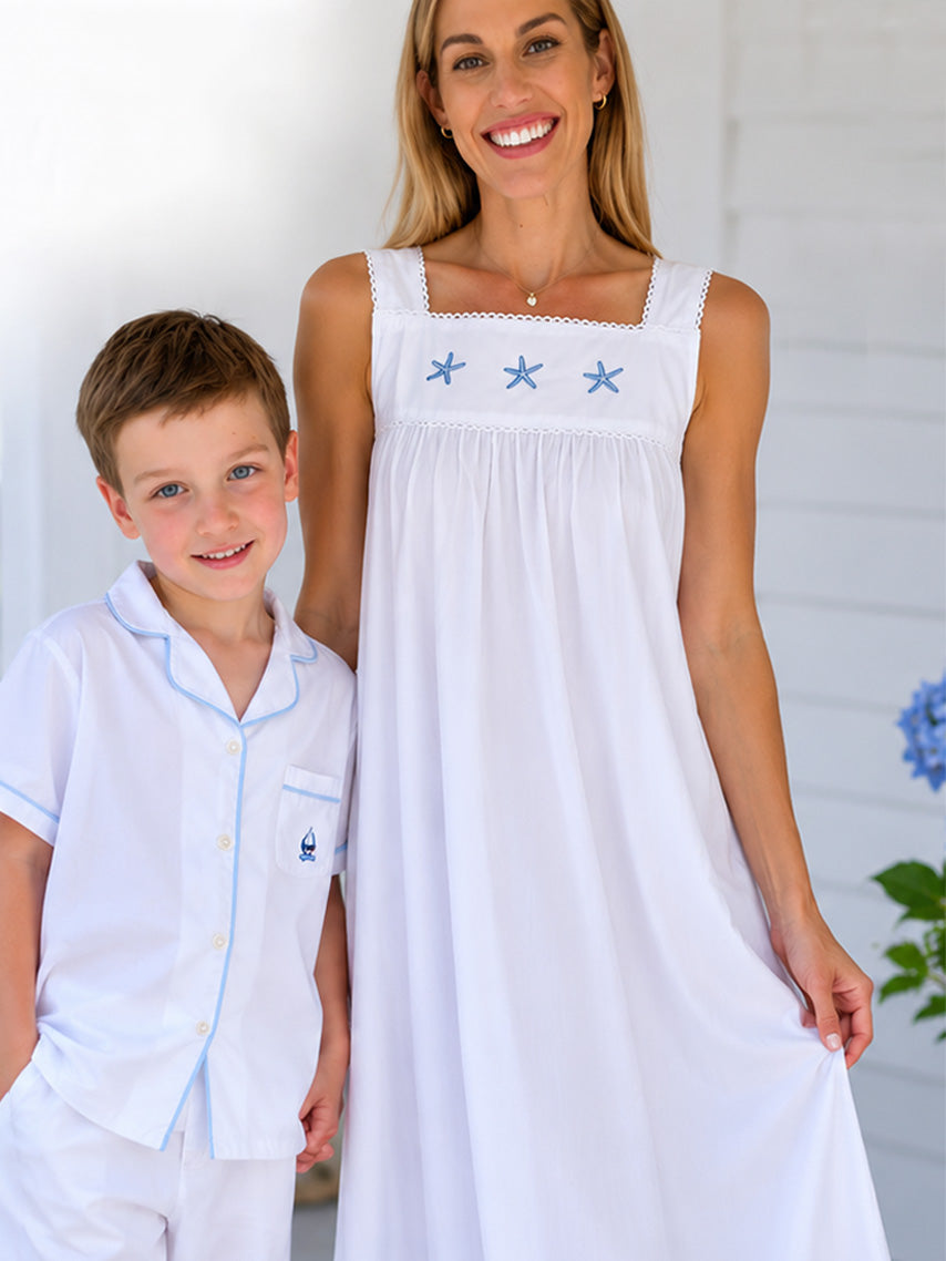 Mother & Son Summer Set - Starfish & Sailboat