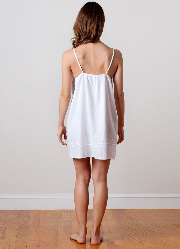 Alex White Cotton Nightgown