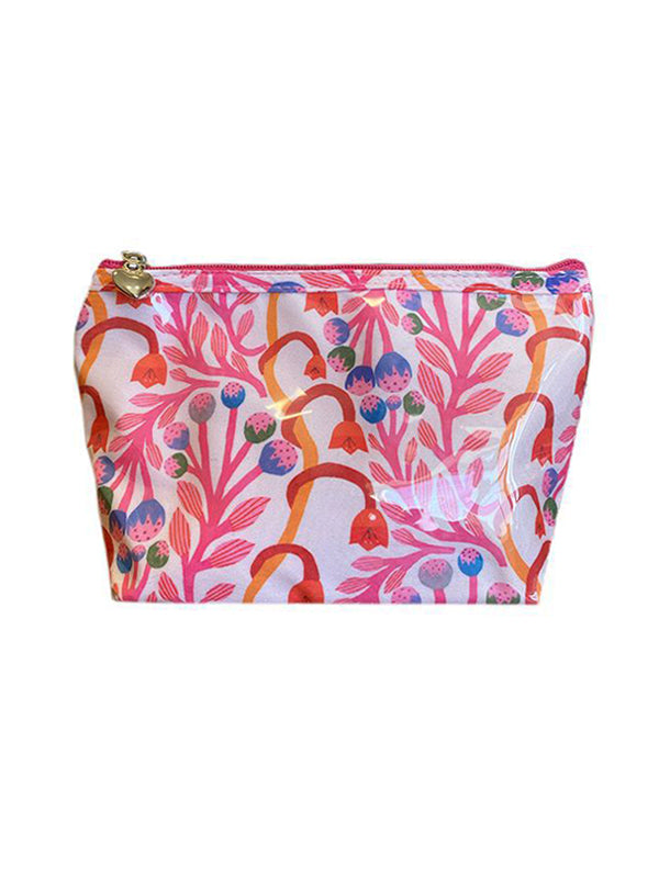 Cosmetic Bag (Small), Cotton/Waterproof PVC