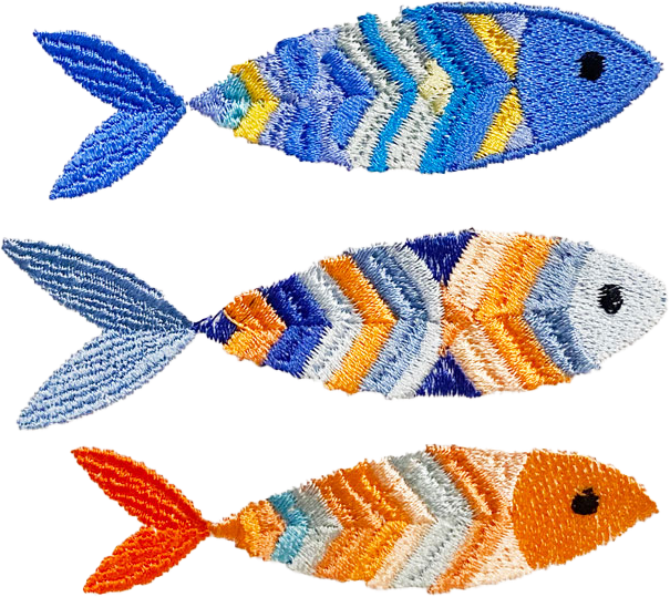 Guest Towel, Terry, Embroidered Fish