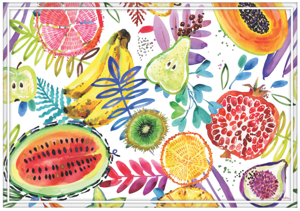 Placemat, Tropical Fruit, Set of 4