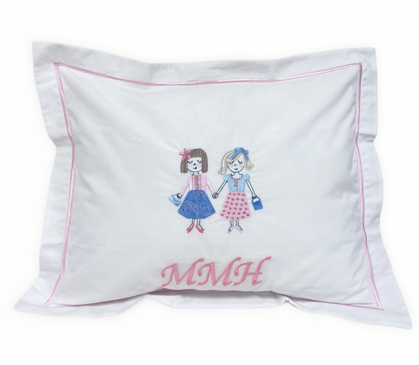 Baby Boudoir Pillow Cover, Besties