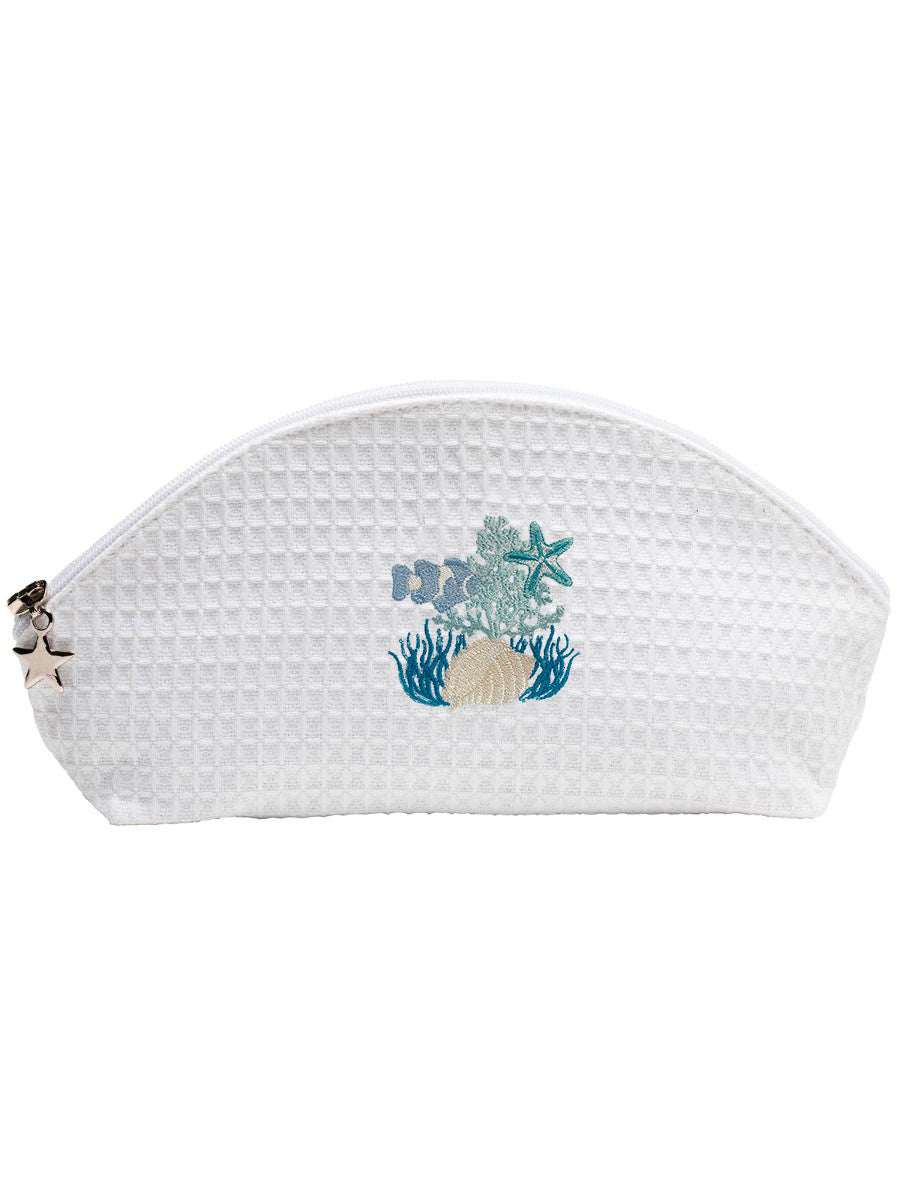 Cosmetic Bag (Small), Under the Sea (Aqua)