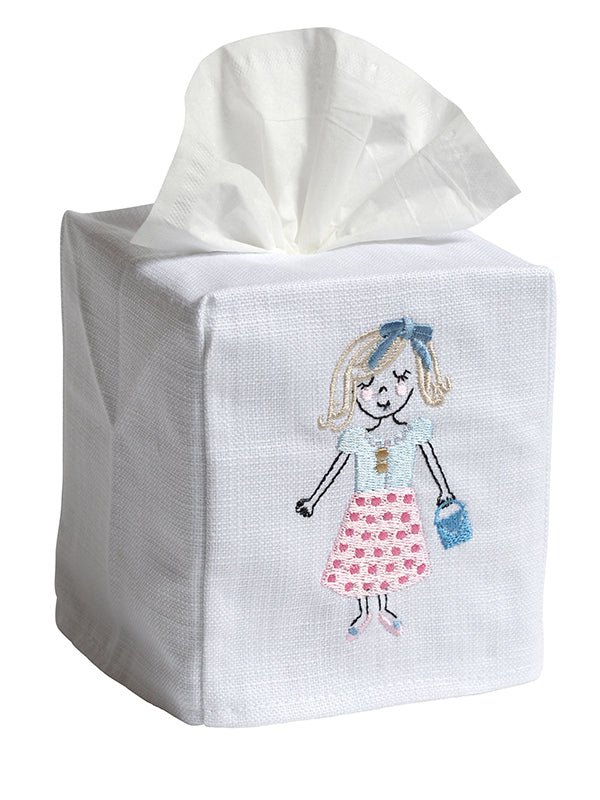 Tissue Box Cover, Bestie (Blonde)
