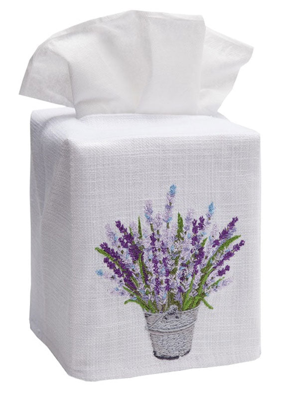 Tissue Box Cover, Lavender Bucket (Lavender)