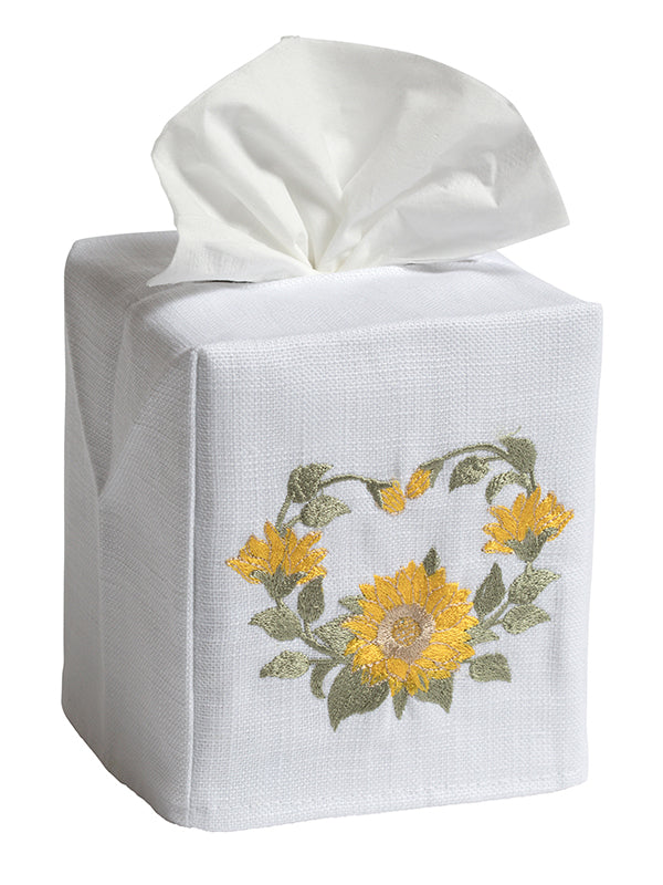 Tissue Box Cover, Poppy (Tangerine)