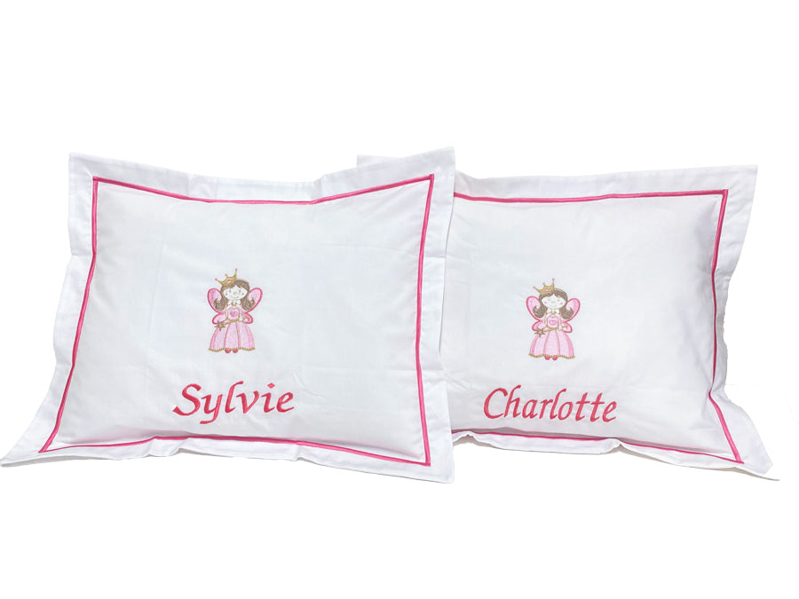 Baby Boudoir Pillow Cover, Happy Fairy (Pink)