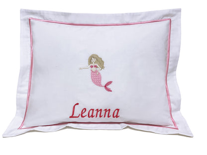 Baby Boudoir Pillow Cover, Mermaid (Pink)