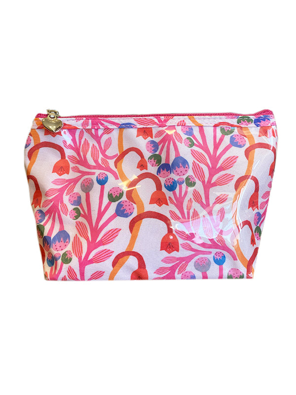 Cosmetic Bag (Small), Strawberry Vine