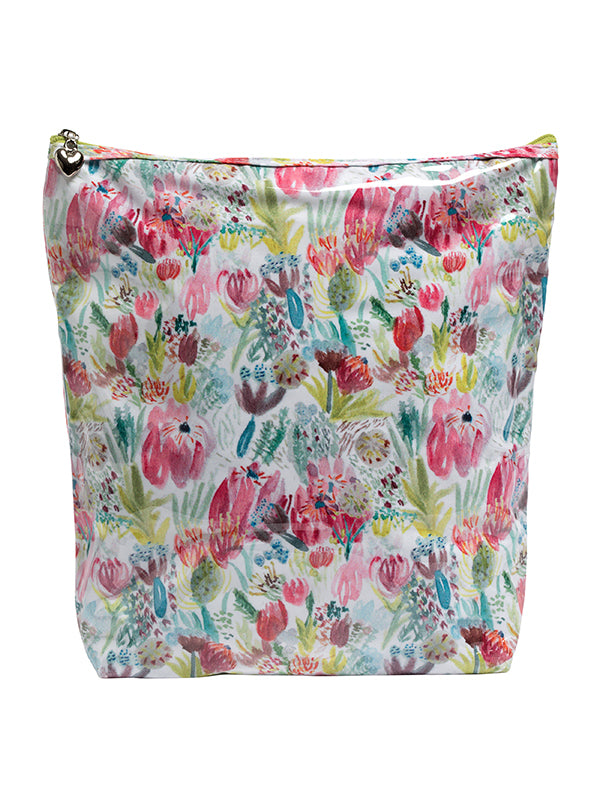 Cosmetic Bag (Large), Cape Flora