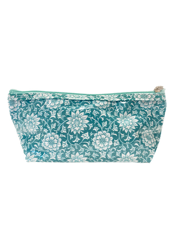 Cosmetic Bag (X/Small), Gerbera (Aqua)