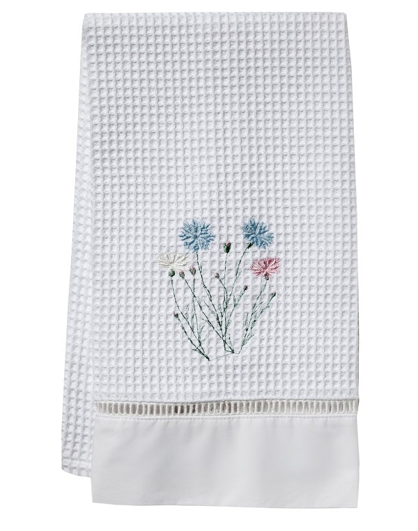 Guest Towel, Waffle Weave - Wildflowers (Pastel)