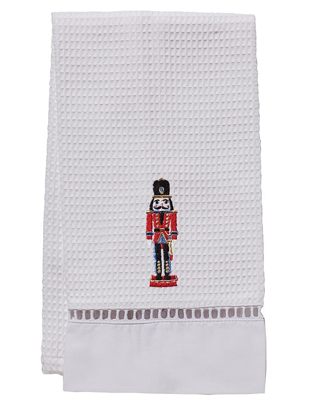 Guest Towel, Waffle Weave, Nutcracker