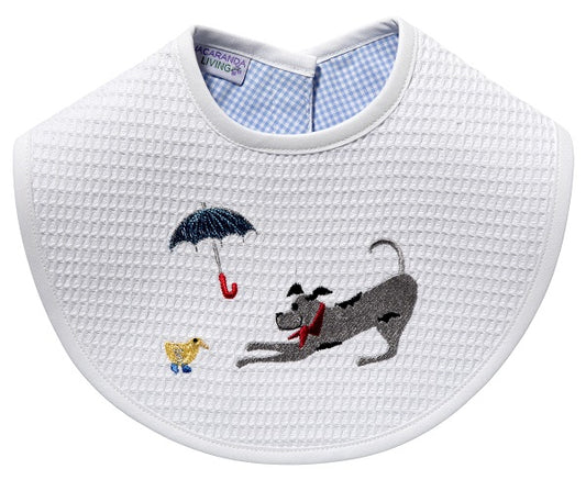 Bib, Dog, Umbrella, Duck (Blue)