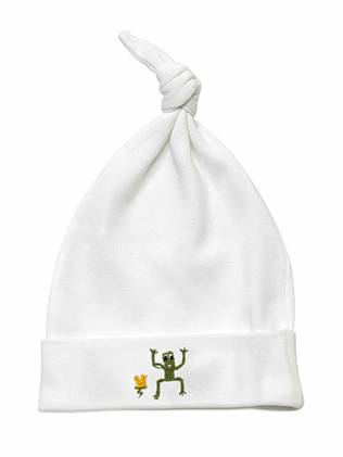 Knotted Hat, Frog (Green)
