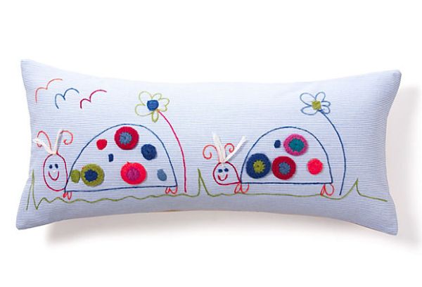 Tortoise Pillow - Running Tortoise (Natural Linen)