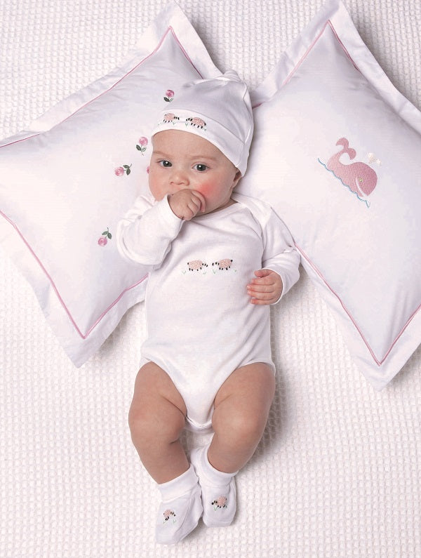 Booties, Sheep (Pink)