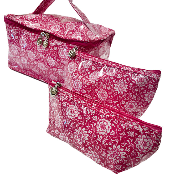Vanity Bag, Gerbera (Raspberry)