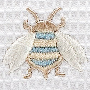 Tissue Box Cover, Napoleon Bee (Duck Egg Blue)