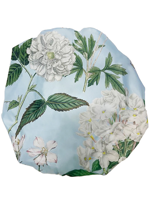 Shower Cap, Sky Floral (Blue)