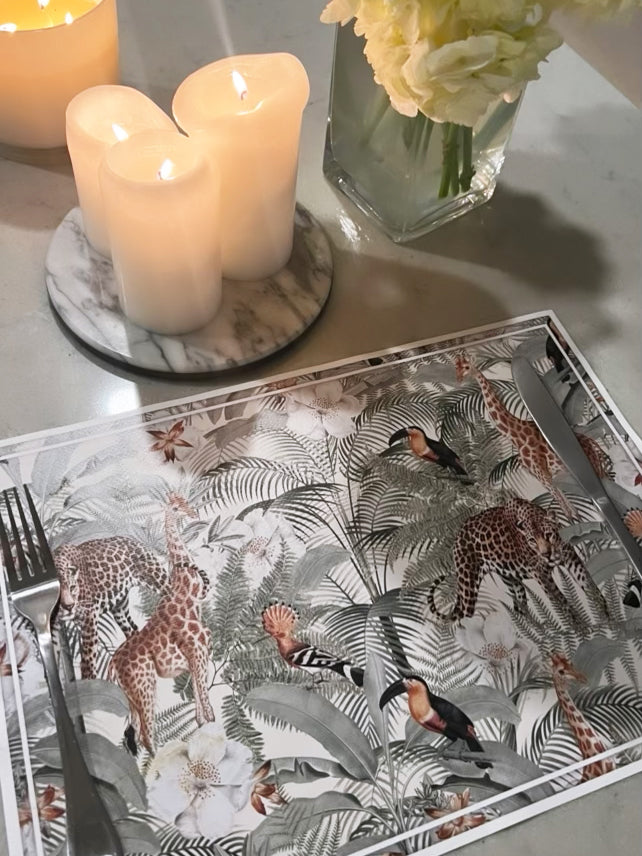 Placemat, Safari, Set of 4