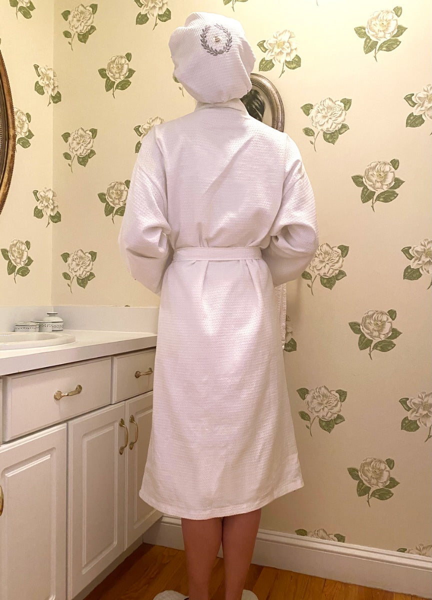 Bathrobe - White Willow Weave