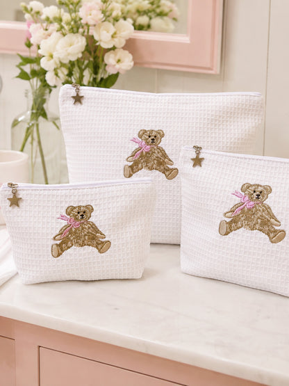 Cosmetic Bag (Small), Waffle Weave, Children's Designs