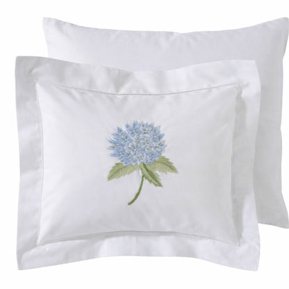 Boudoir Pillow Cover, French Hydrangea (Light Blue)