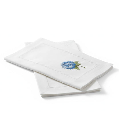Dinner Napkin, French Hydrangea (Capri Blue), Set of 2
