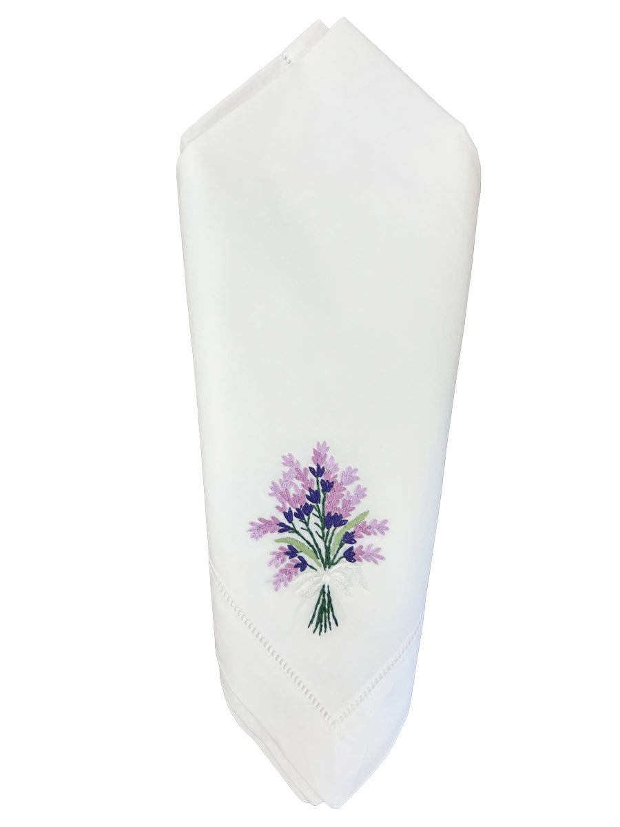 Dinner Napkin, French Hydrangea, Set of 2