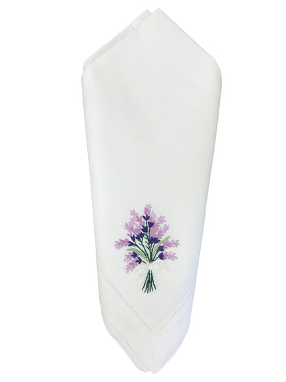 Dinner Napkin, French Hydrangea, Set of 2