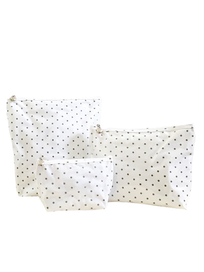 Cosmetic Bag (Small) - Polka Dot