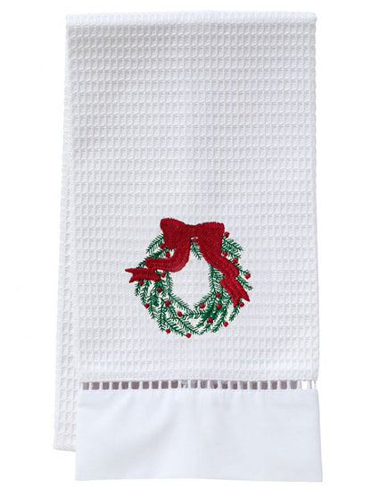 Guest Towels, Embroidered, Holiday