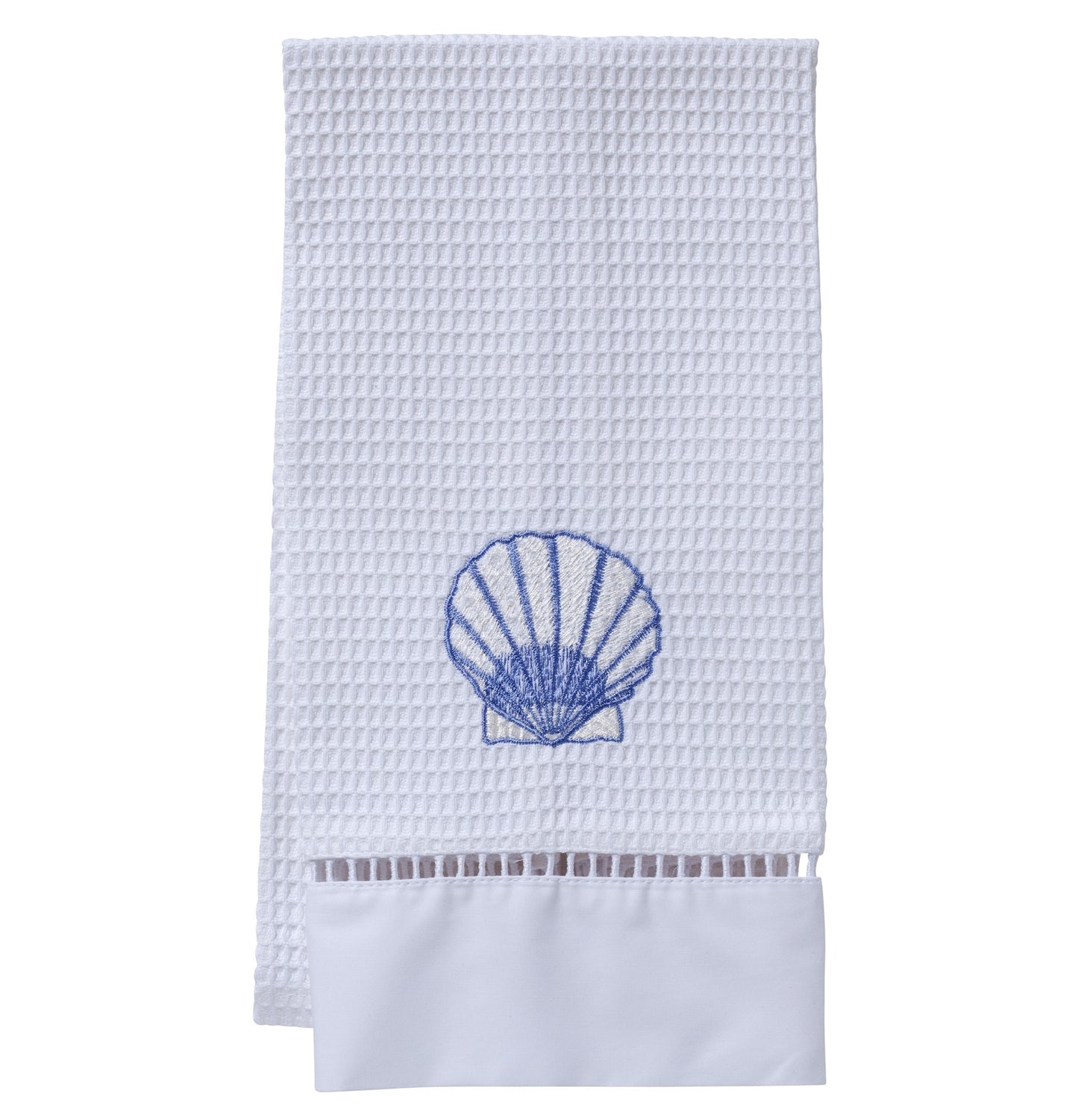 Guest Towel, Ladder Lace, Embroidered Nautical