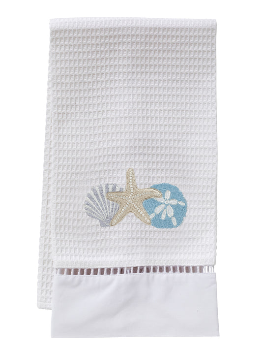 Guest Towel, Waffle Weave - Shell Trio (Multicolor)