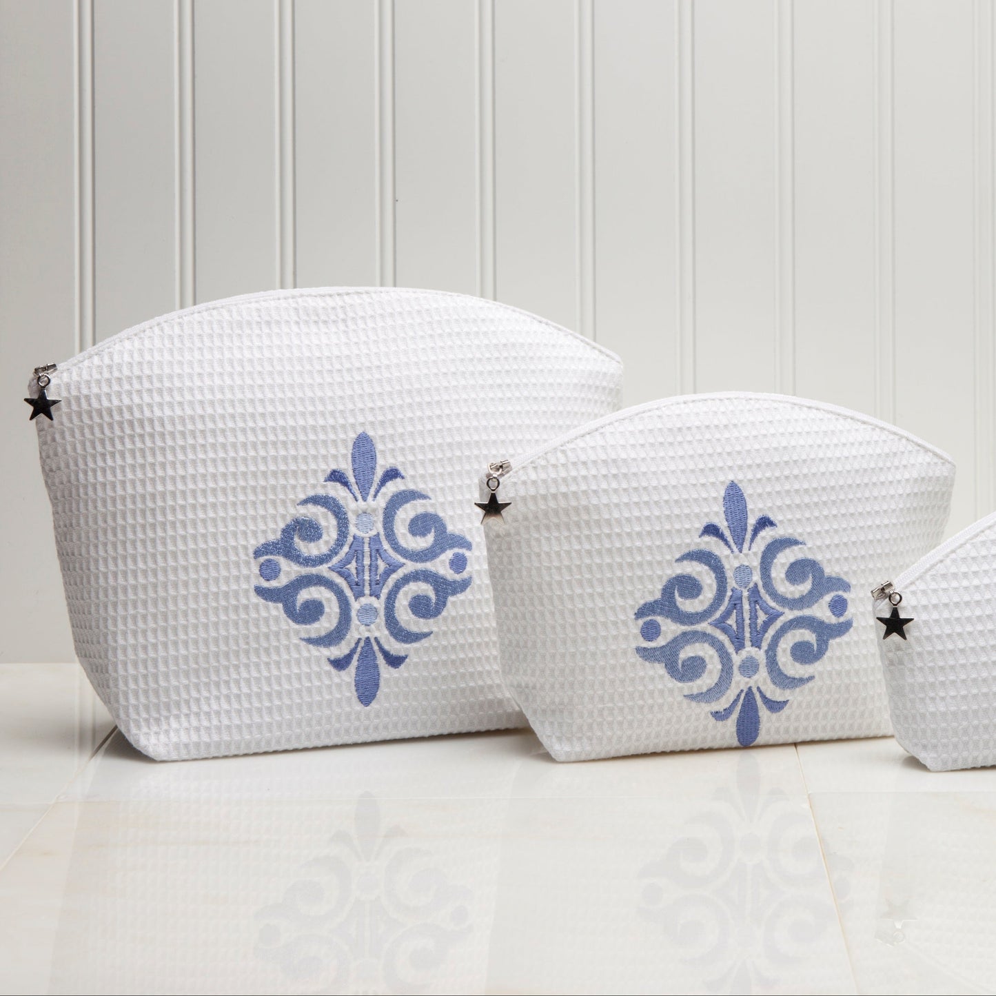 Cosmetic Bag (Large), Embroidered